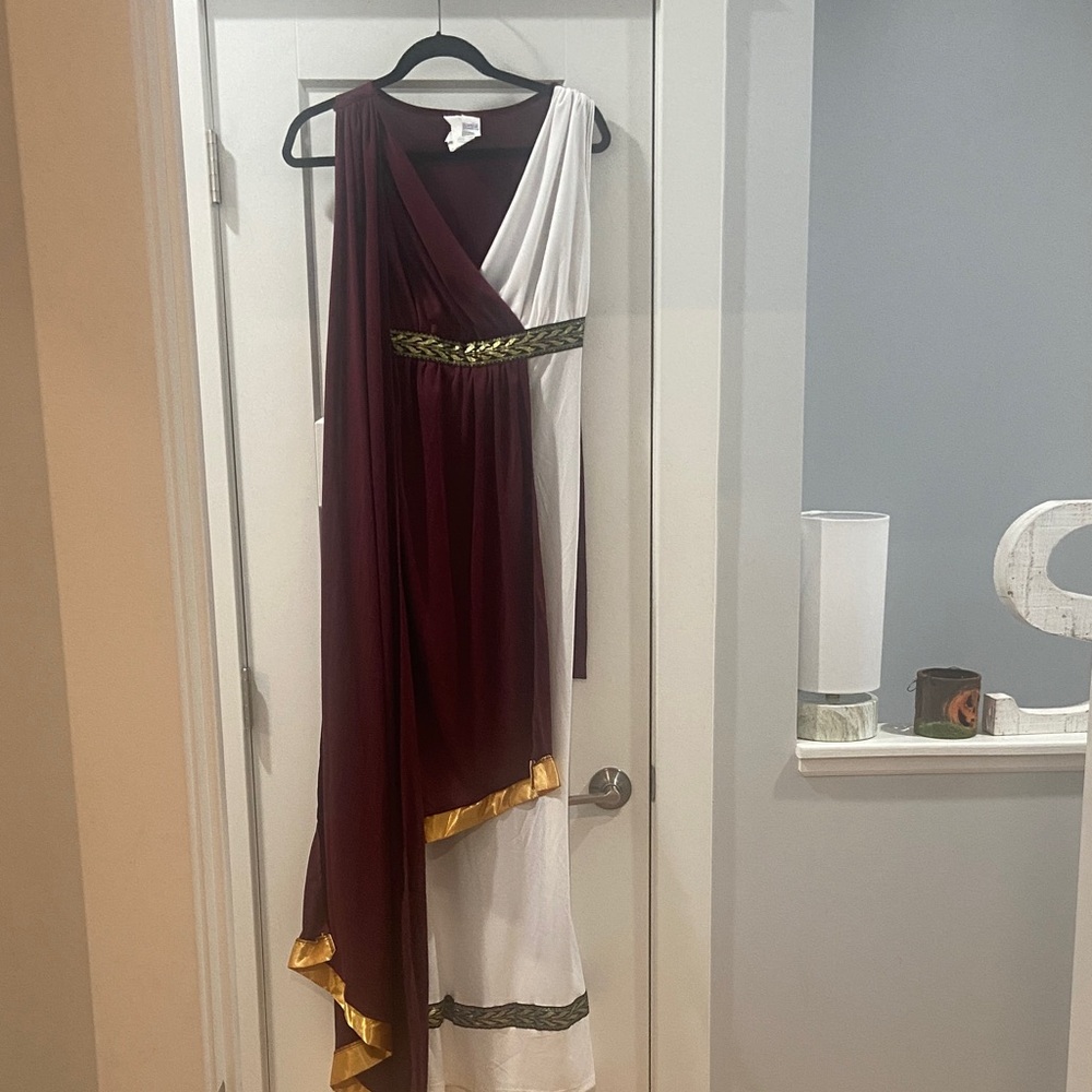 Goddess Gladiator Roman Halloween Size Small Worn once California Costumes
